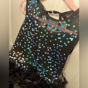 WEISSMAN black/blue dance costume (SIZE IC)